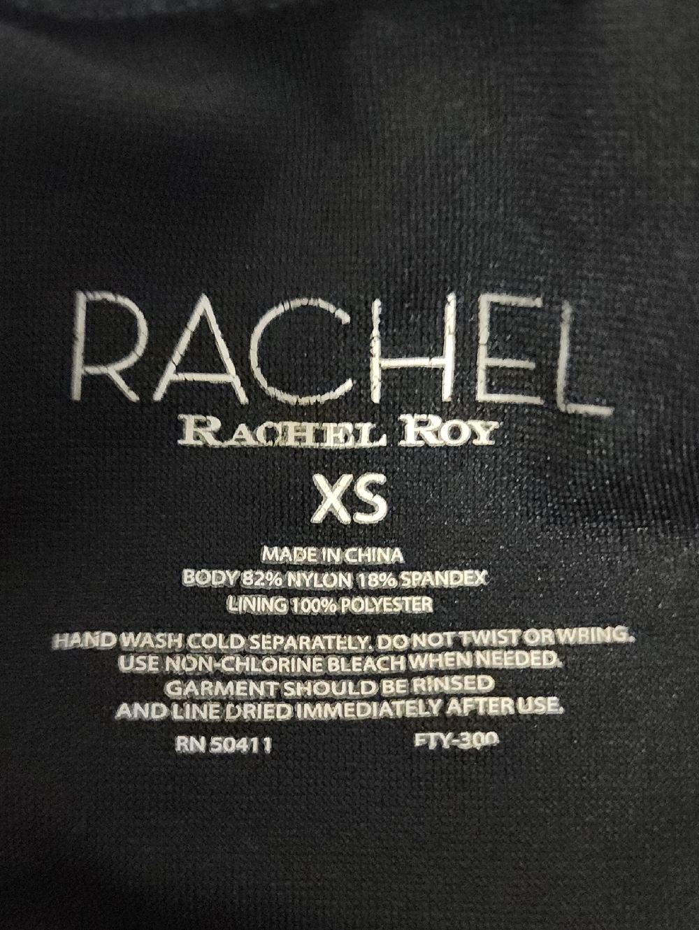 RACHEL ROY Lattice Back One-Piece Swimsuit In Black Size XS - Picture 11 of 11